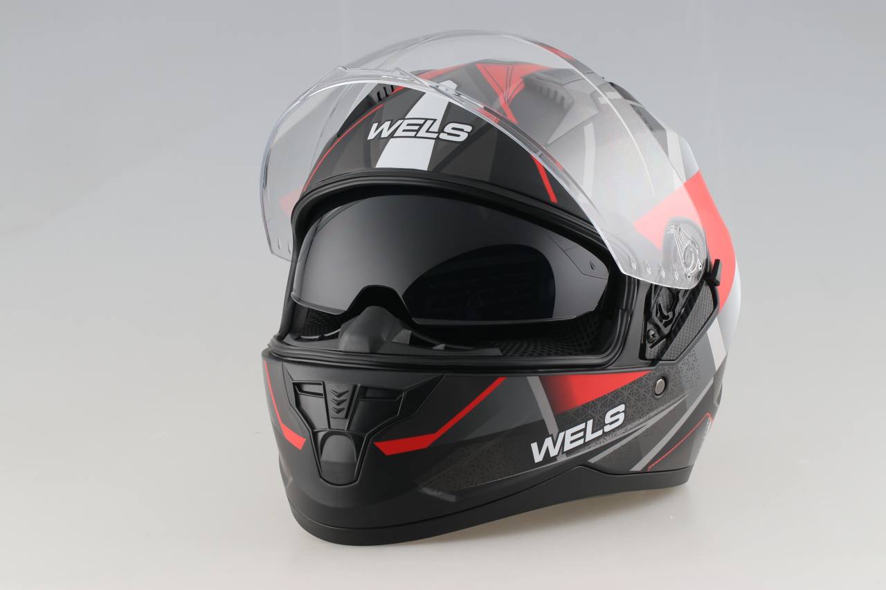 Шлем WELS M67, двойной визор, DOT (M62 B)