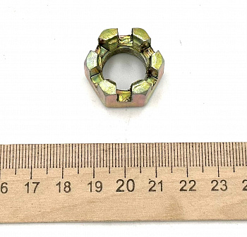 Гайка под шплинт, корончатая, M16*1.5