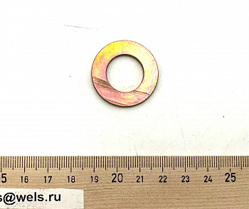 Шайба плоская ￠16X￠30X2.5  WELS EVO125 N1 (EVO125 N1 шайба задней оси) (405006022002)